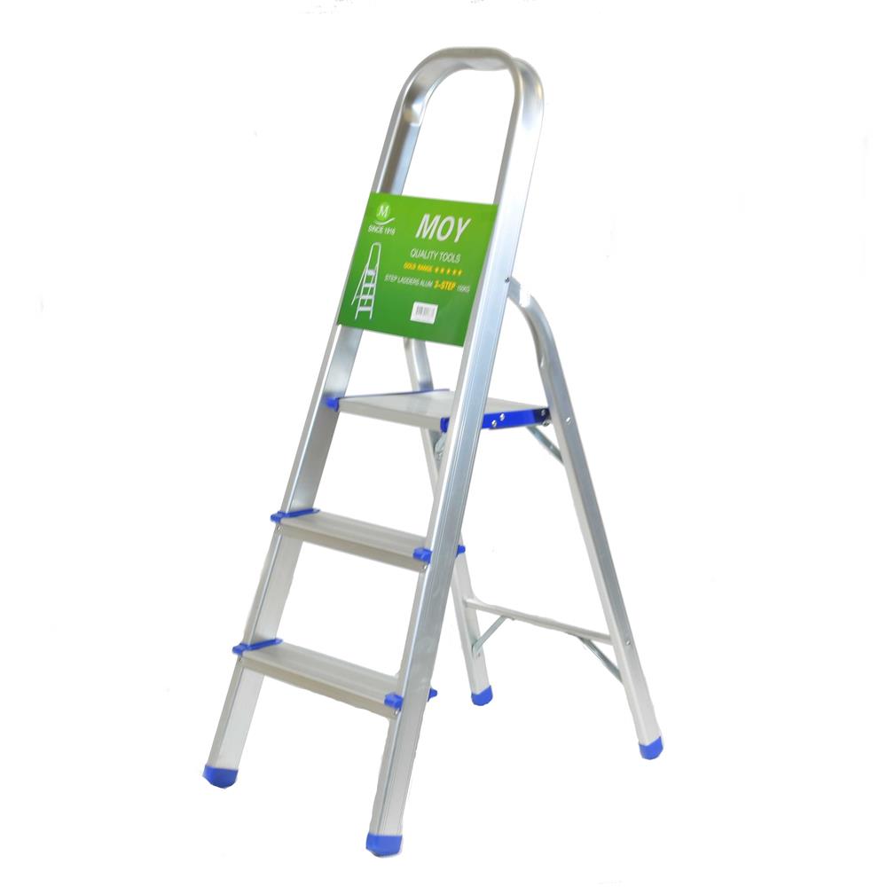 Moy 3 Step Aluminium Step Ladder -150kg