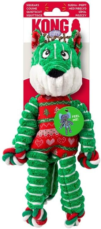 Kong Holiday Floppy Knots Dog Toy