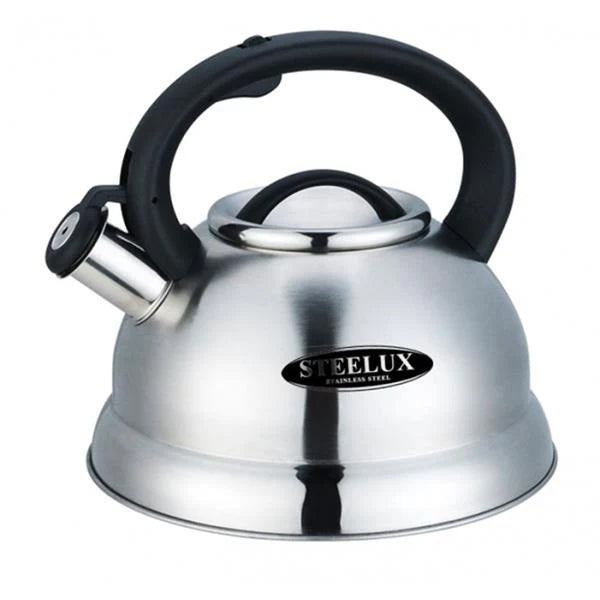 Steelux Whistling Kettle 2.7 Litre - Stainless Steel