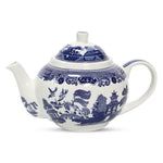 Dunlevy Blue Willow Teapot 1 Litre