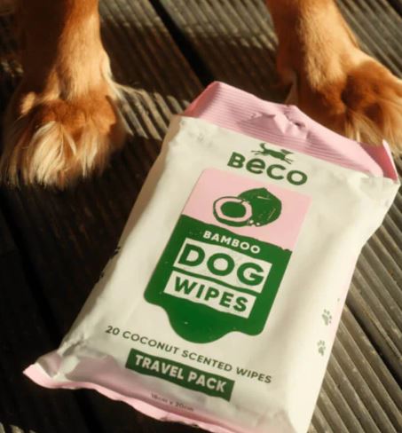 Beco Bamboo Dog Wipes Coconut Scented 20pk