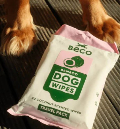 Beco Bamboo Dog Wipes Coconut Scented 20pk