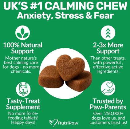 NutriPaw Calming Treats 120 Chews