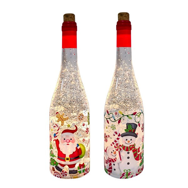 LED Bottle Spinner 31cm 2 Assorted