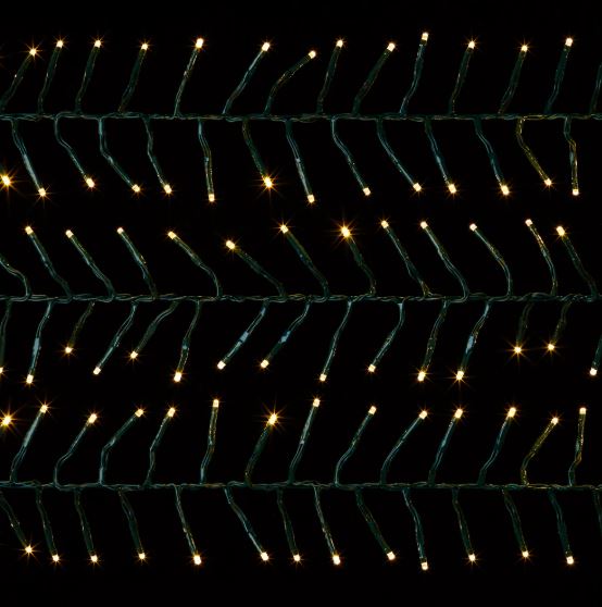 3000 LED Multi-Action Clusterbrights &amp; Timer - Warm White