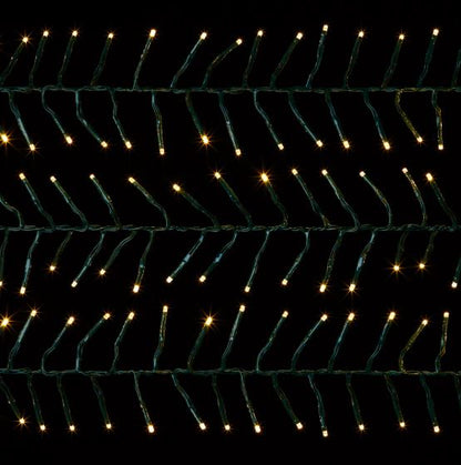 3000 LED Multi-Action Clusterbrights &amp; Timer - Warm White