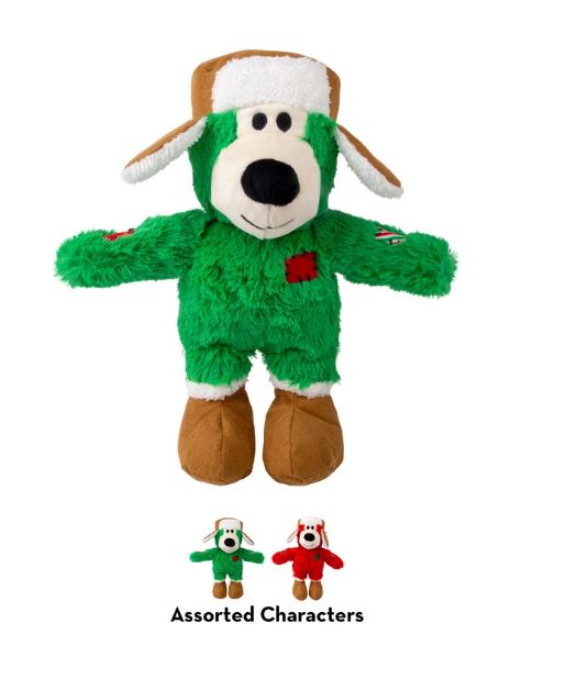 KONG Holiday Wild Knots Bear Assorted - Medium / Large