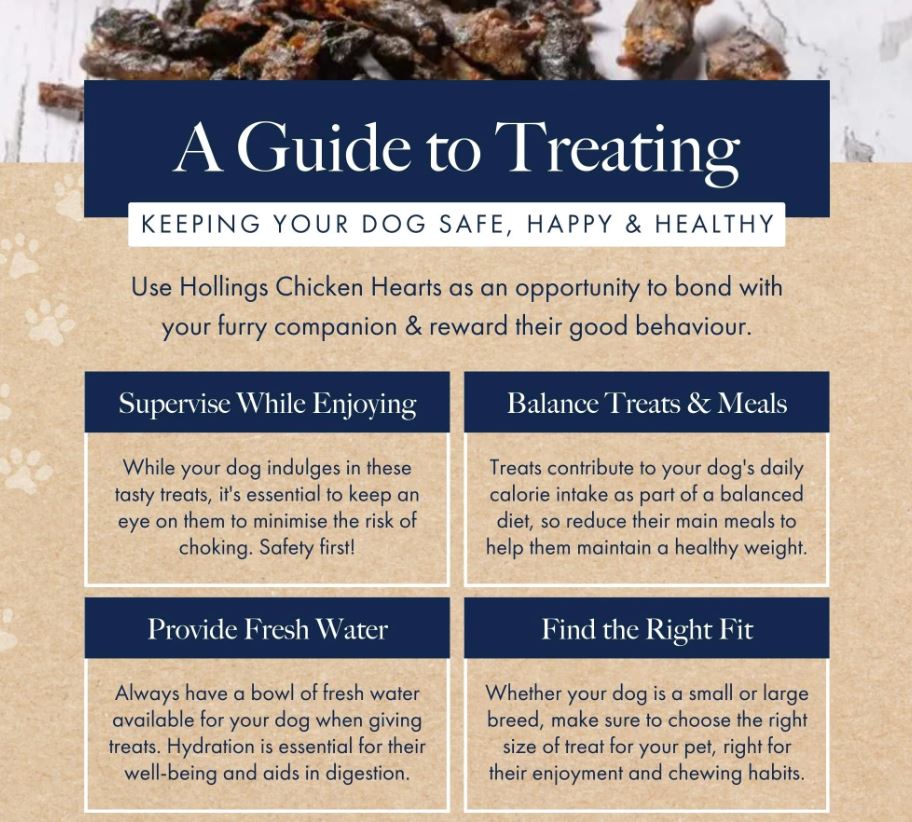 Hollings Chicken Hearts 60g