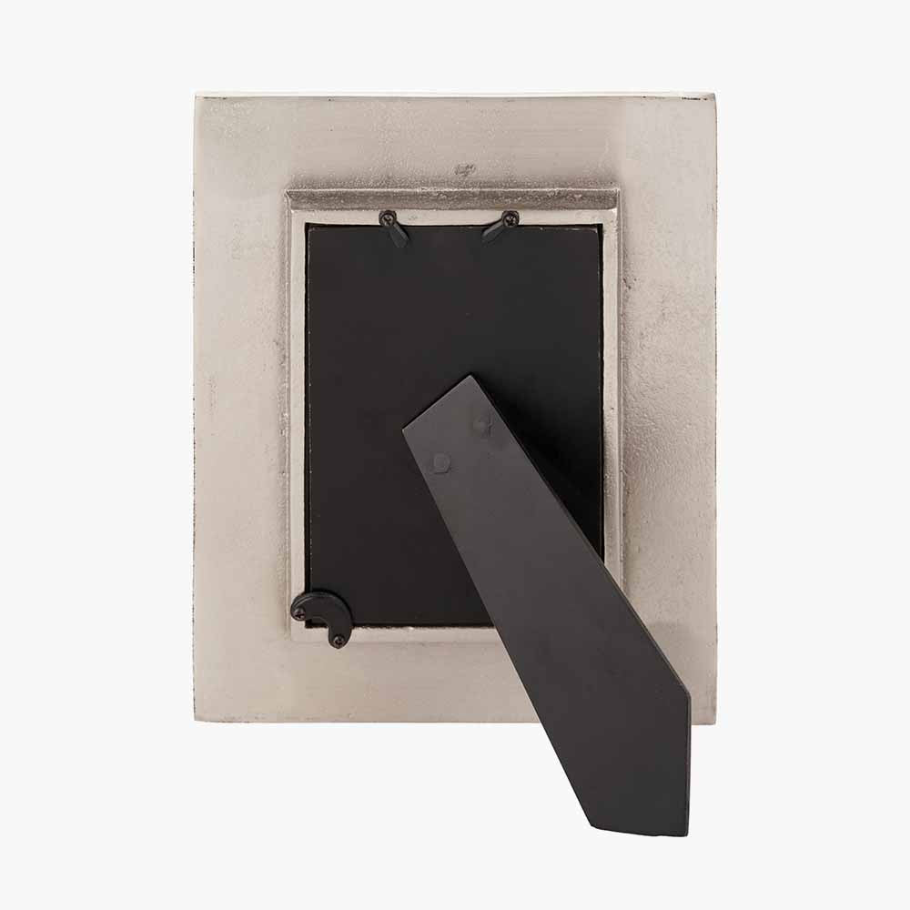 Antique Silver Metal Croc Print 5 x 7&quot; Photo Frame