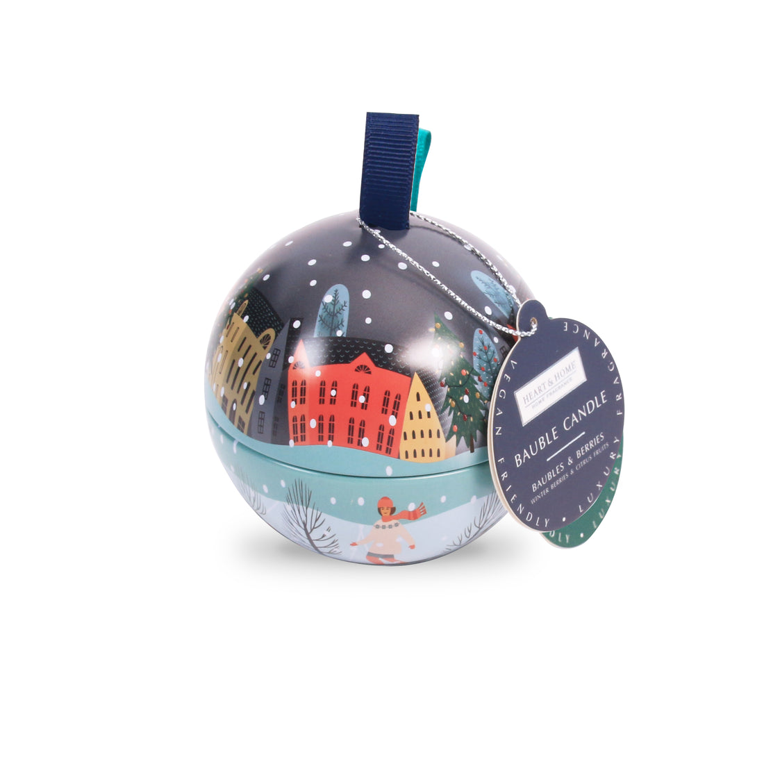 Tin Candle - Baubles & Berries