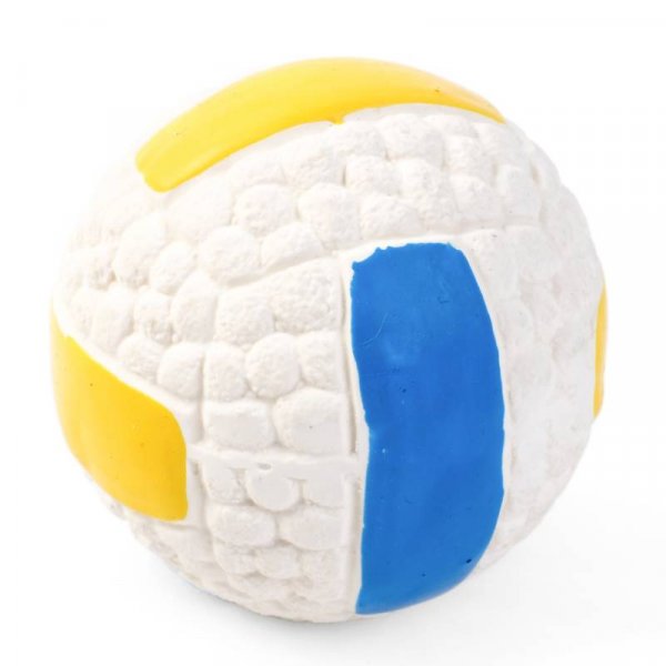 Squeaky 9cm Latex Pooch Ball - Assorted (1 Item Only)