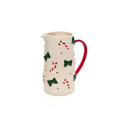 Merry Little Bows Ceramic Tall Jug
