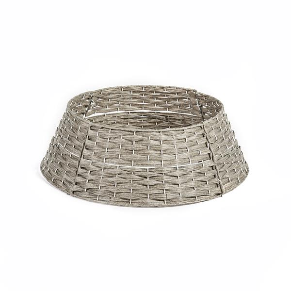 Grey Rattan Tree Skirt 65cm