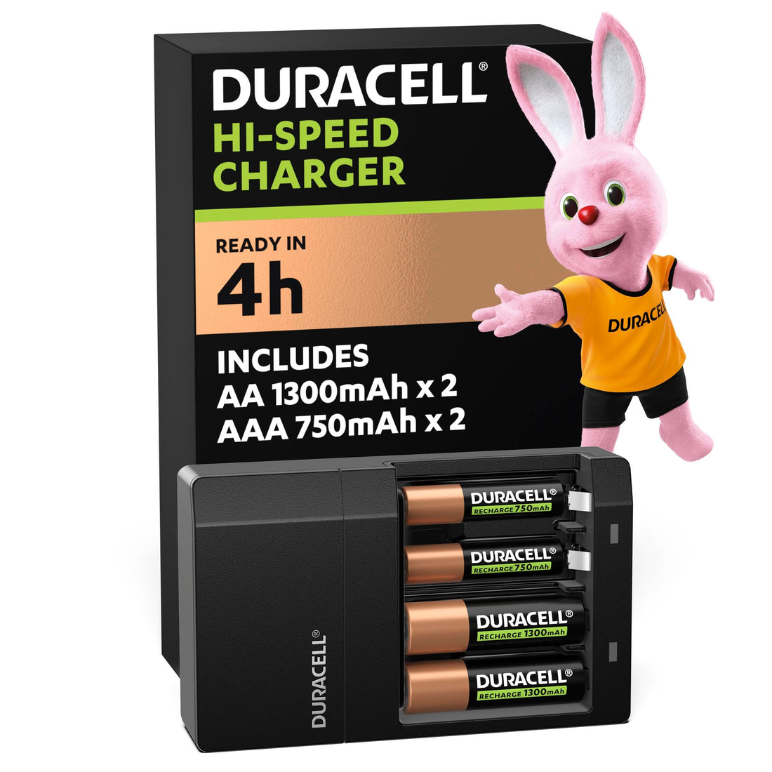 Duracell 4 Hour Charger with Batteries