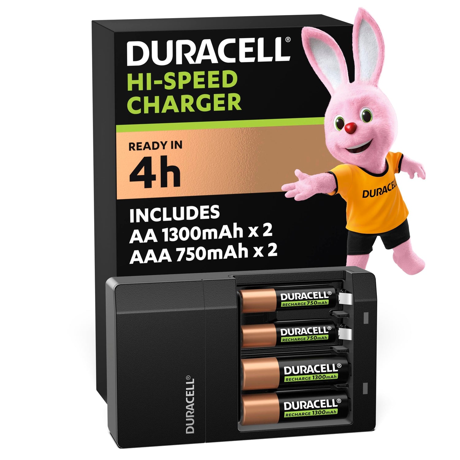 Duracell 4 Hour Charger with Batteries