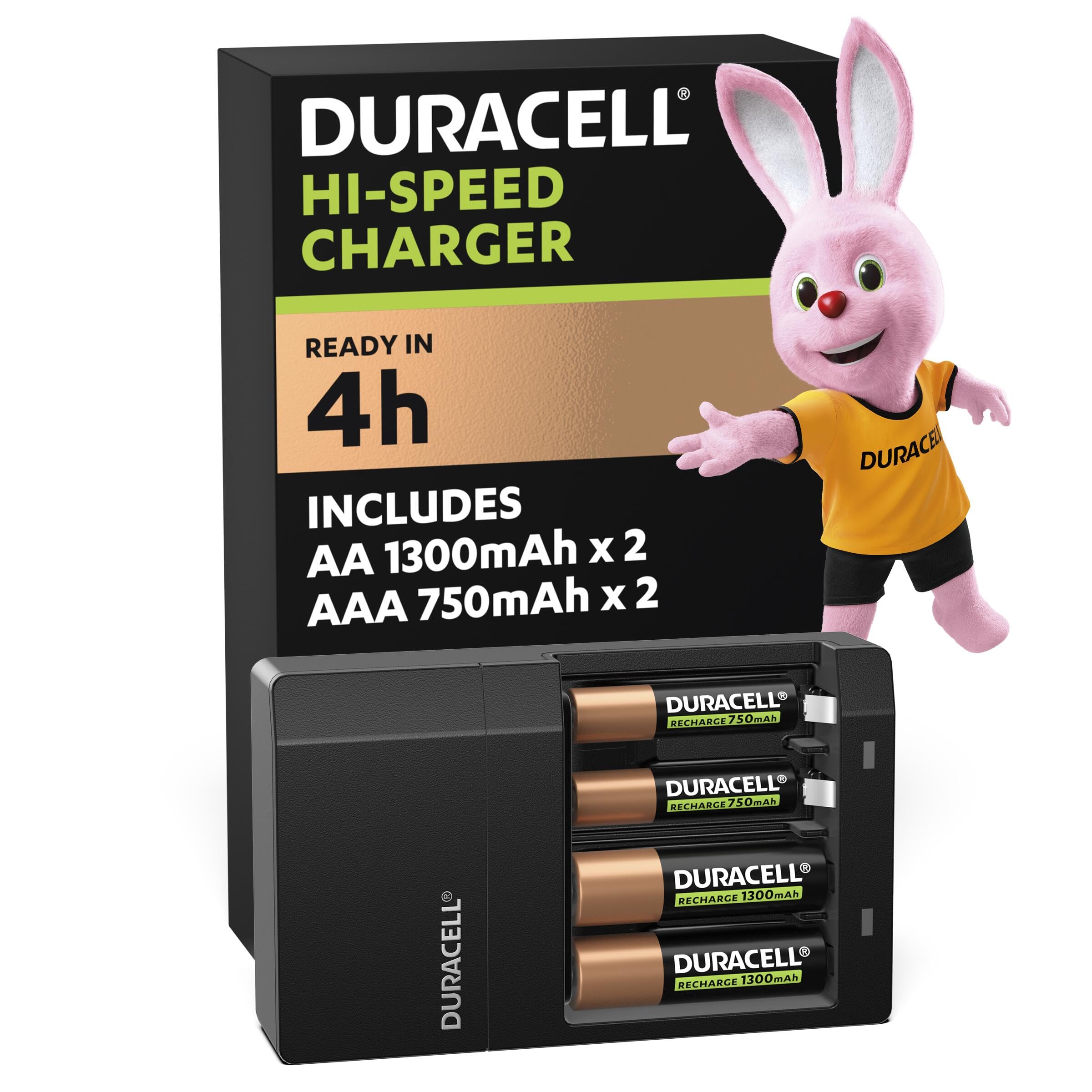 Duracell 4 Hour Charger with Batteries
