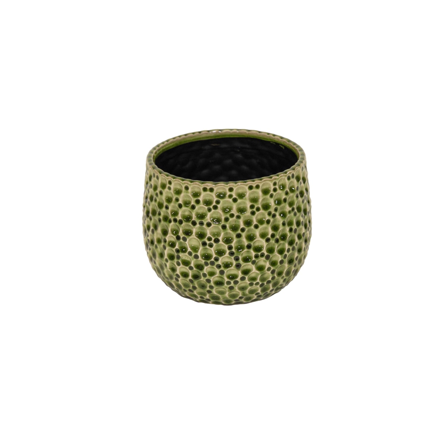 Drops Belly Pot - Green Planter