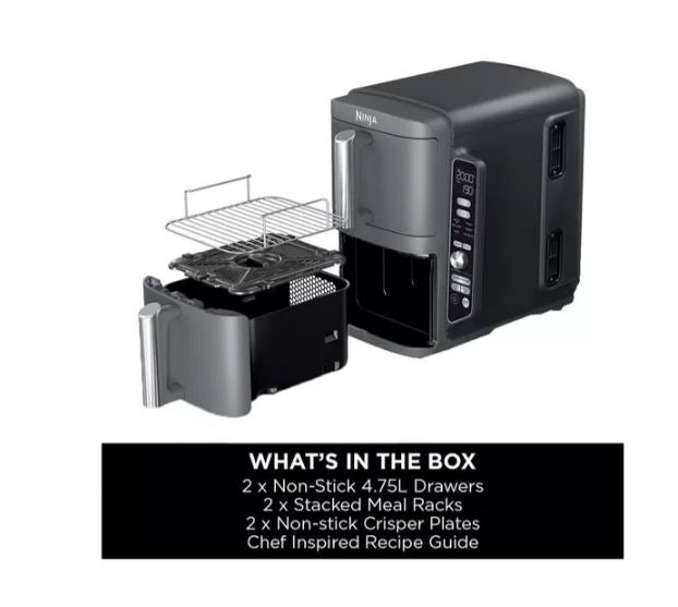 NINJA Double Stack XL 9.5L Air Fryer SL400UK