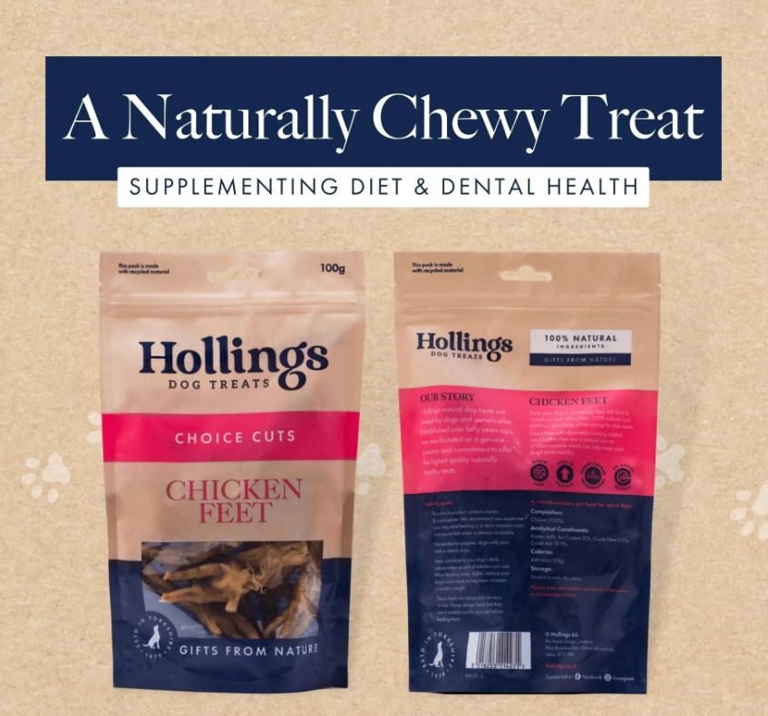 Hollings Chicken Feet 100g