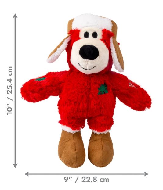 KONG Holiday Wild Knots Bear Assorted - Medium / Large