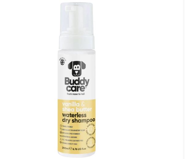 BuddyCare Vanilla Waterless Shampoo 200ml