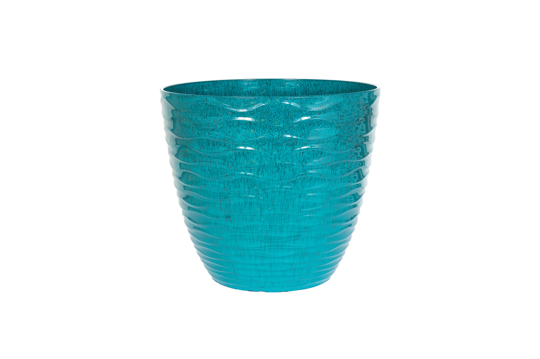 Windermere Glazed Planter Teal
