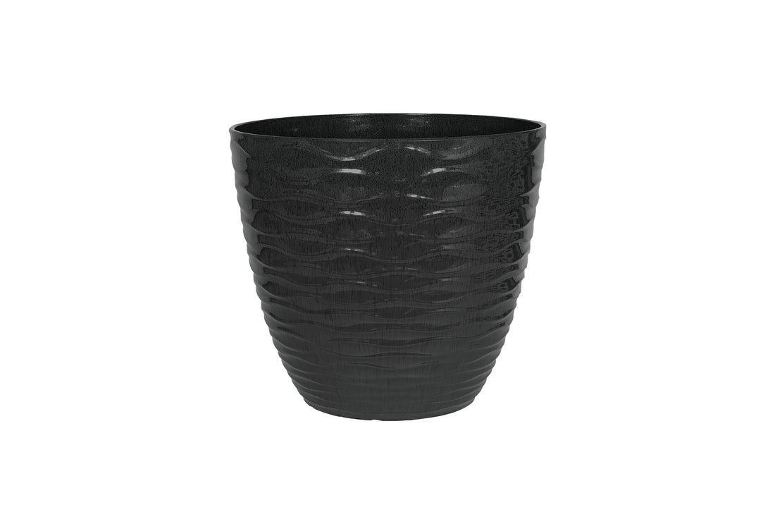 Windermere Glazed Planter Charcoal