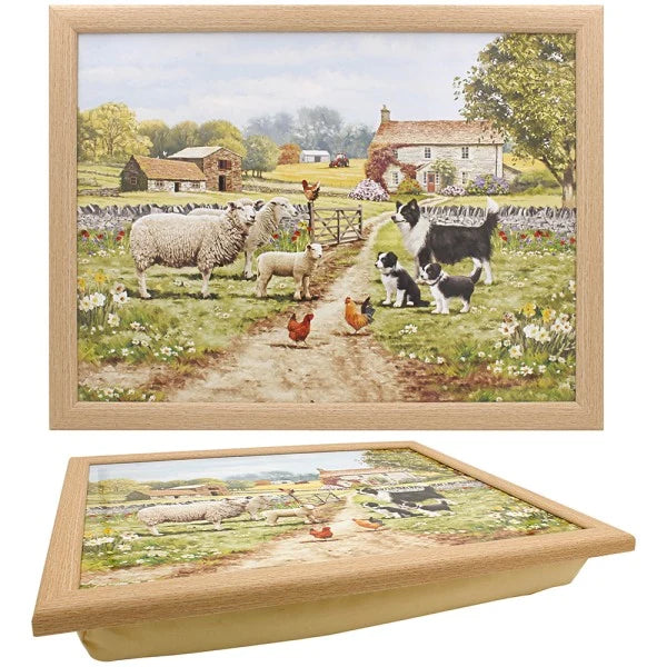 Collie &amp; Sheep Lap Tray