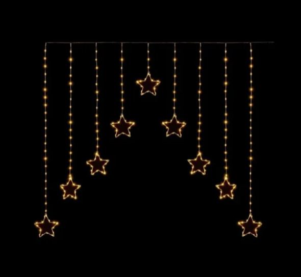 Premier 258 LED Flexibrights Star Curtain Light 1.2 Metre x 1.2 Metre - Warm White
