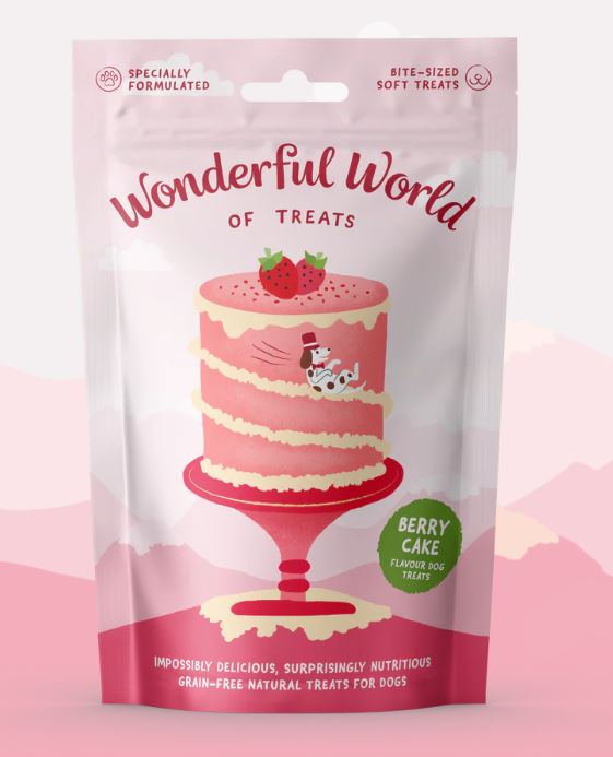 Wonderful World Desserts Berry Cake Treats 50g