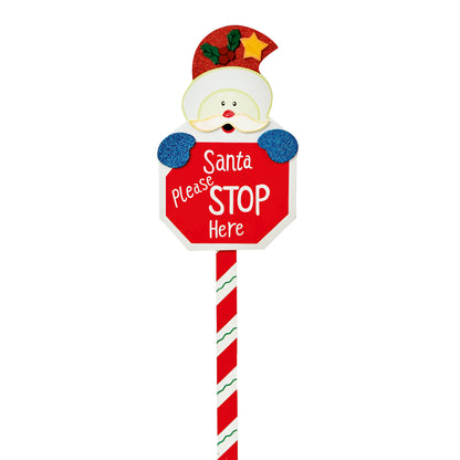 Santa Please Stop Here - 76cm