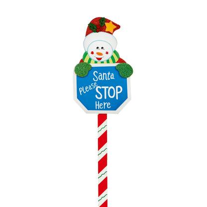 Santa Please Stop Here - 76cm