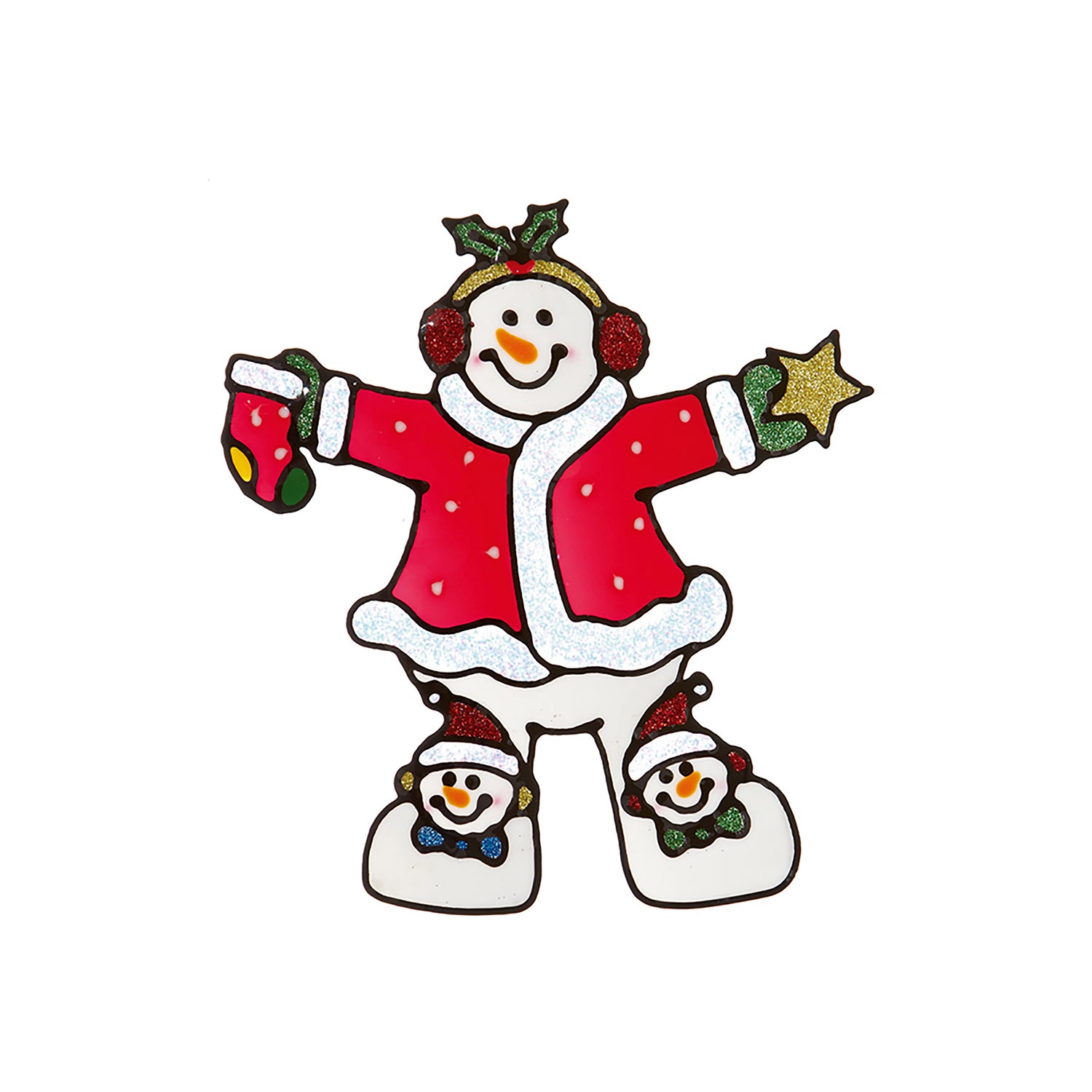 Christmas Window Sticker 22cm (1 Item Only)