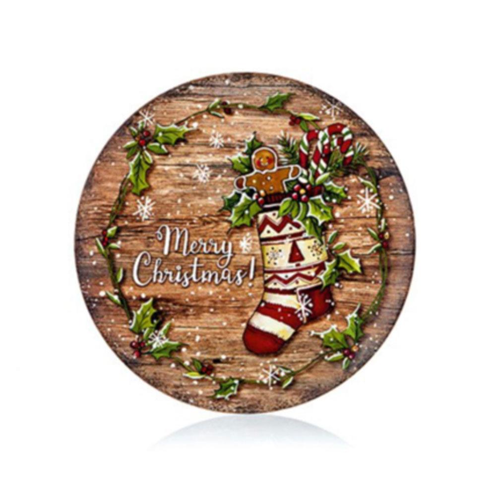 40cm Charger Plate with Stocking Design