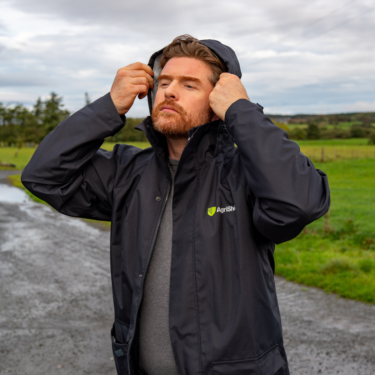 Agrishield Plus Premium Waterproof &amp; Breathable Jacket - Navy