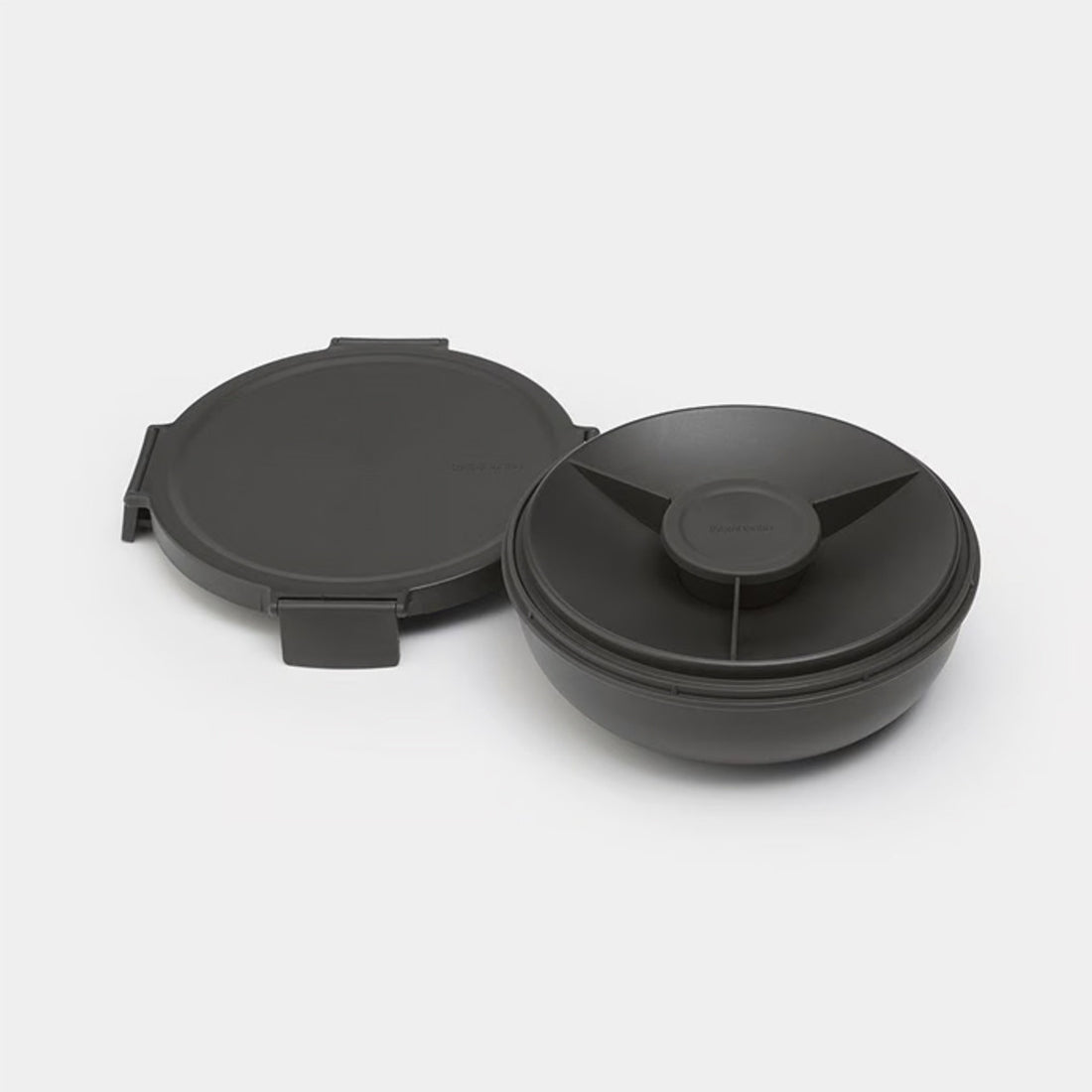 Brabantia Make &amp; Take Salad Bowl 1.3L - Dark Grey
