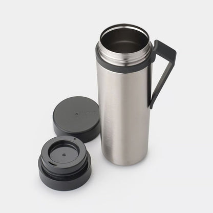 Brabantia Make &amp; Take Insulated Flask 0.5L - Dark Grey
