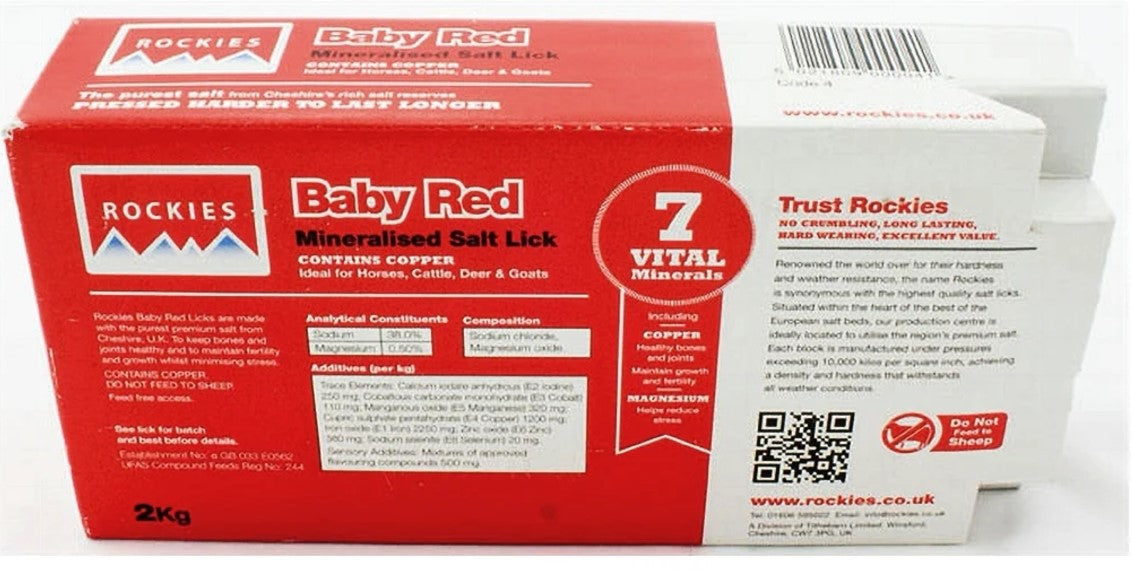 Rockies Baby Red Horse Mineral Lick - 2kg