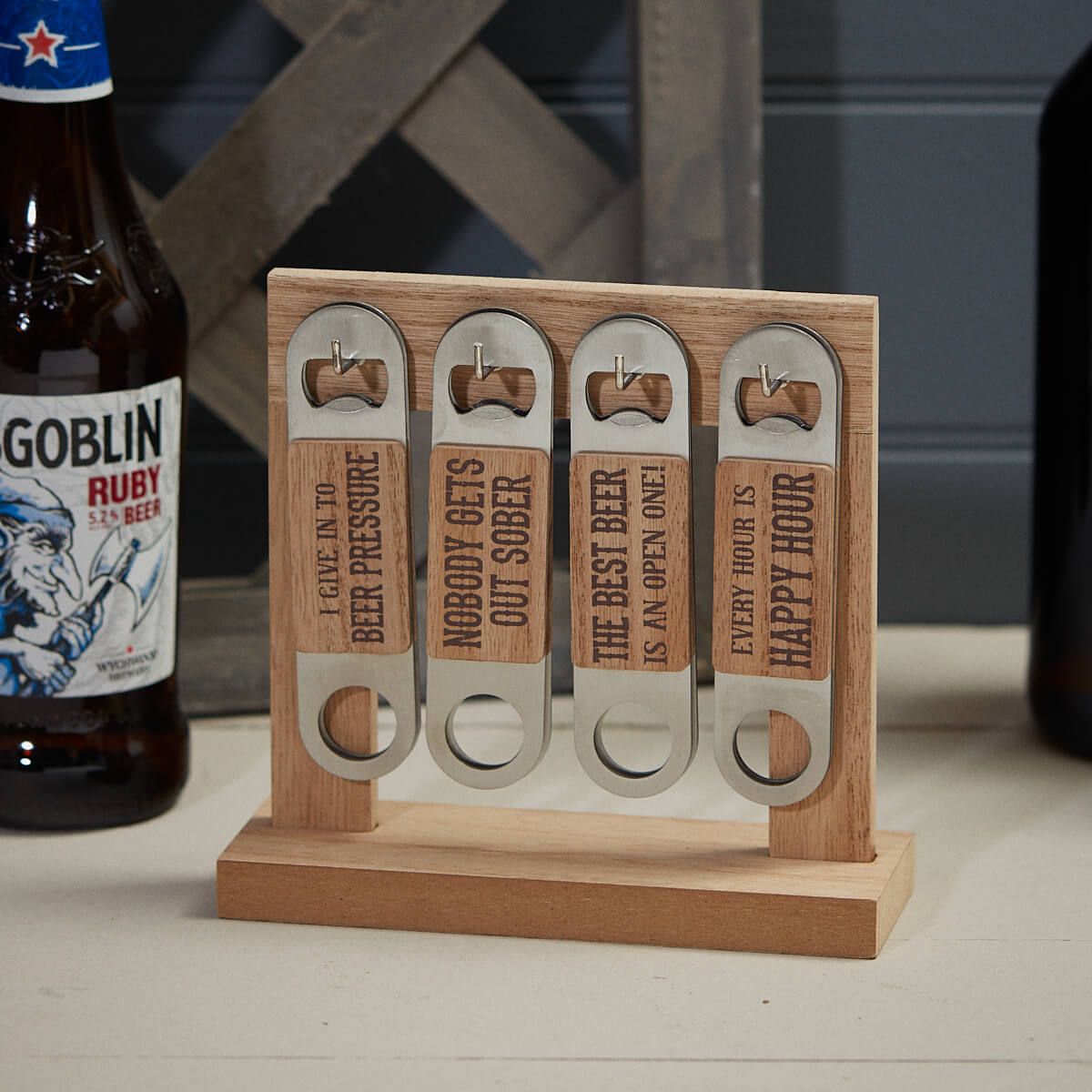Metal Beer Bottle Opener 4 Asstd