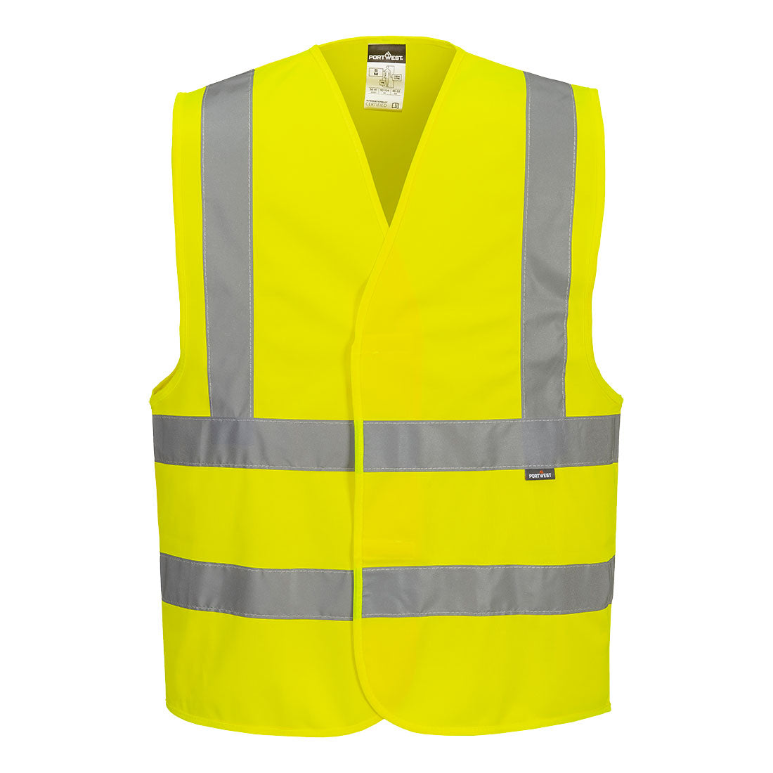 Portwest C470 Hi Viz Band &amp; Brace Vest Yellow