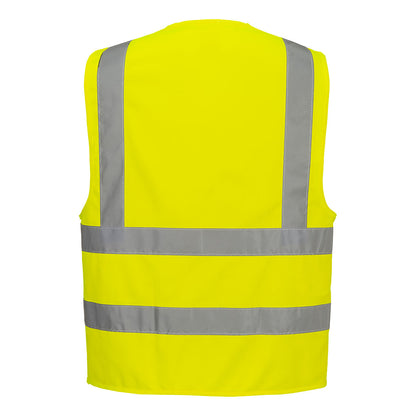 Portwest C470 Hi Viz Band &amp; Brace Vest Yellow