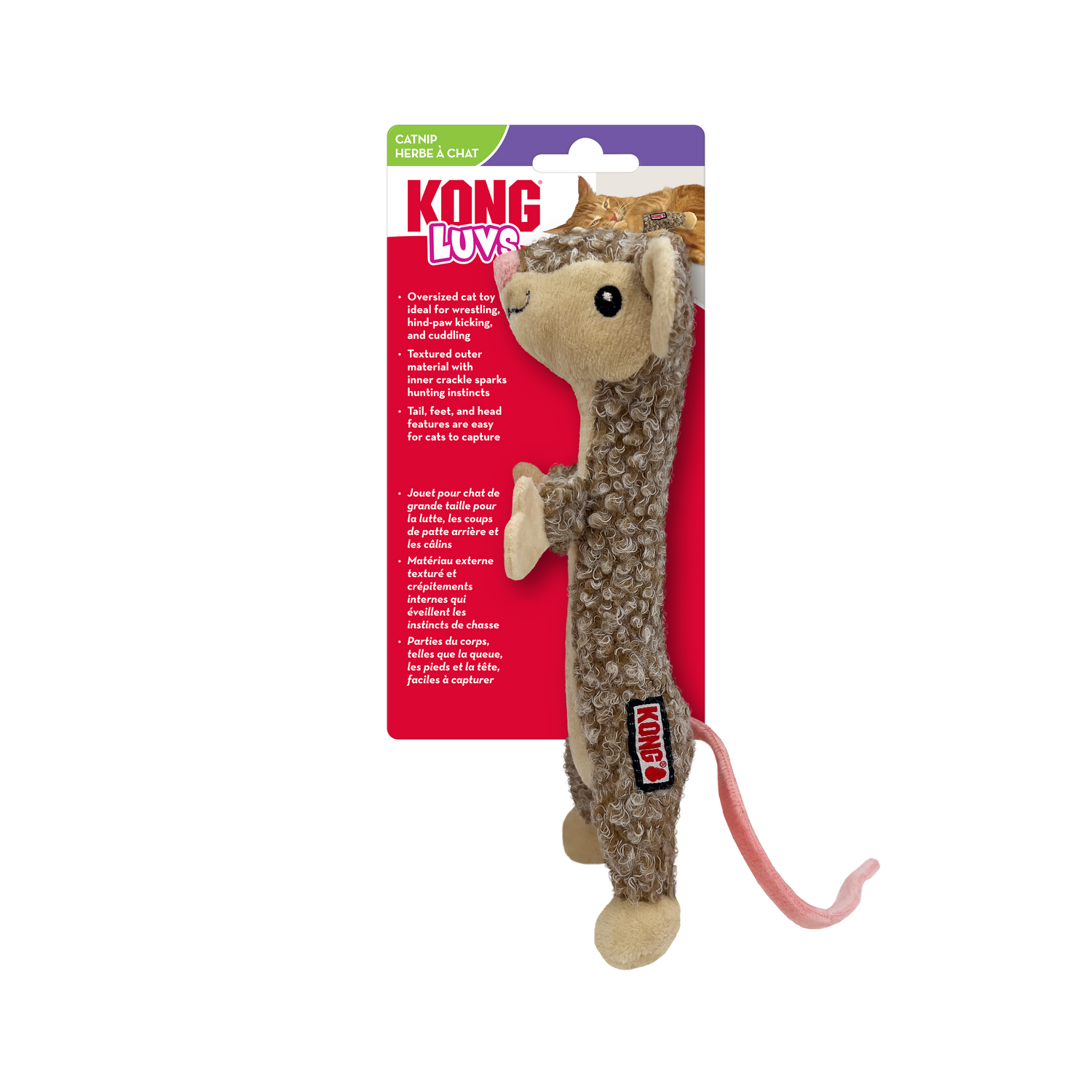 Kong Holiday Cat Luvs Mouse