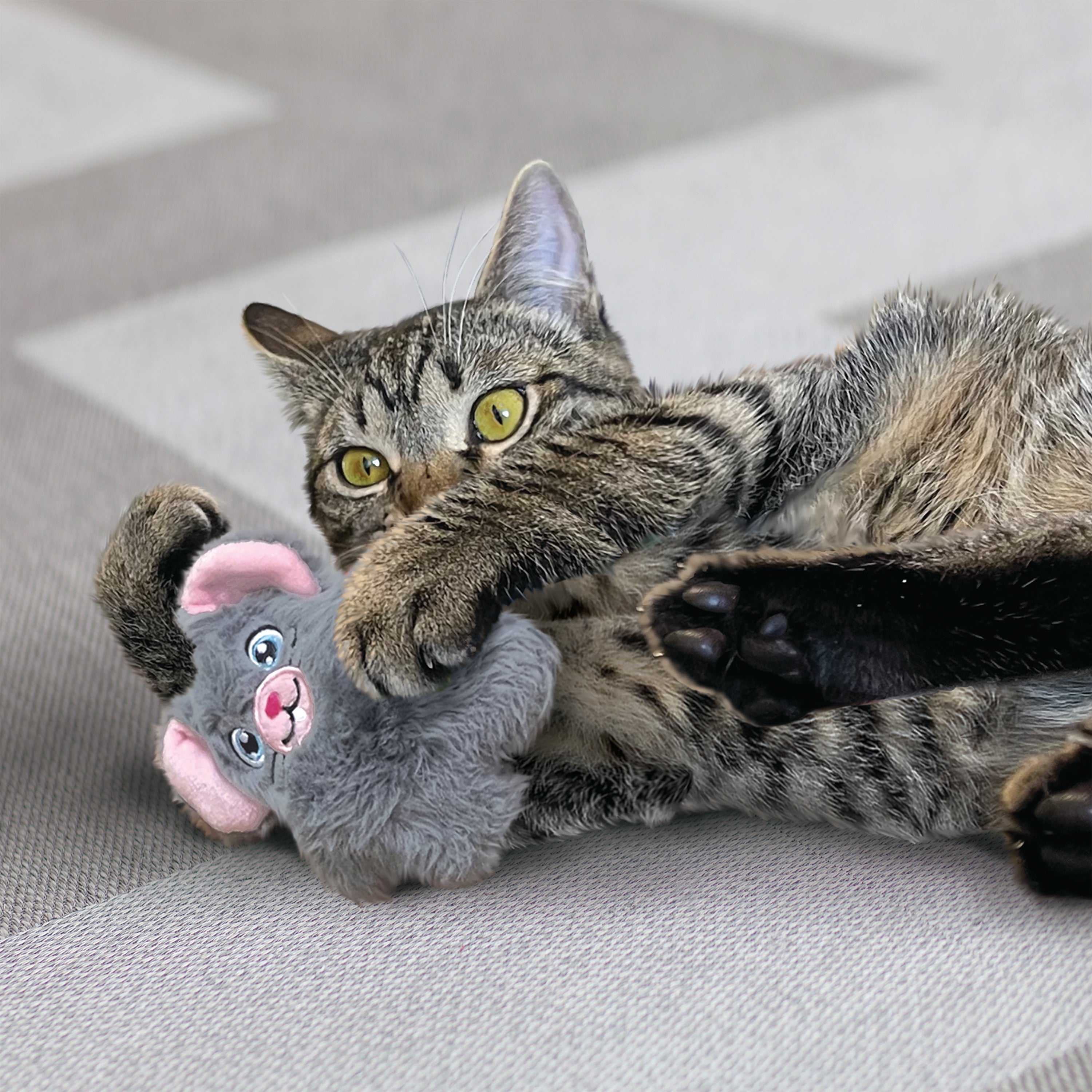 Kong Holiday Cat Snuzzles Mouse - Assorted