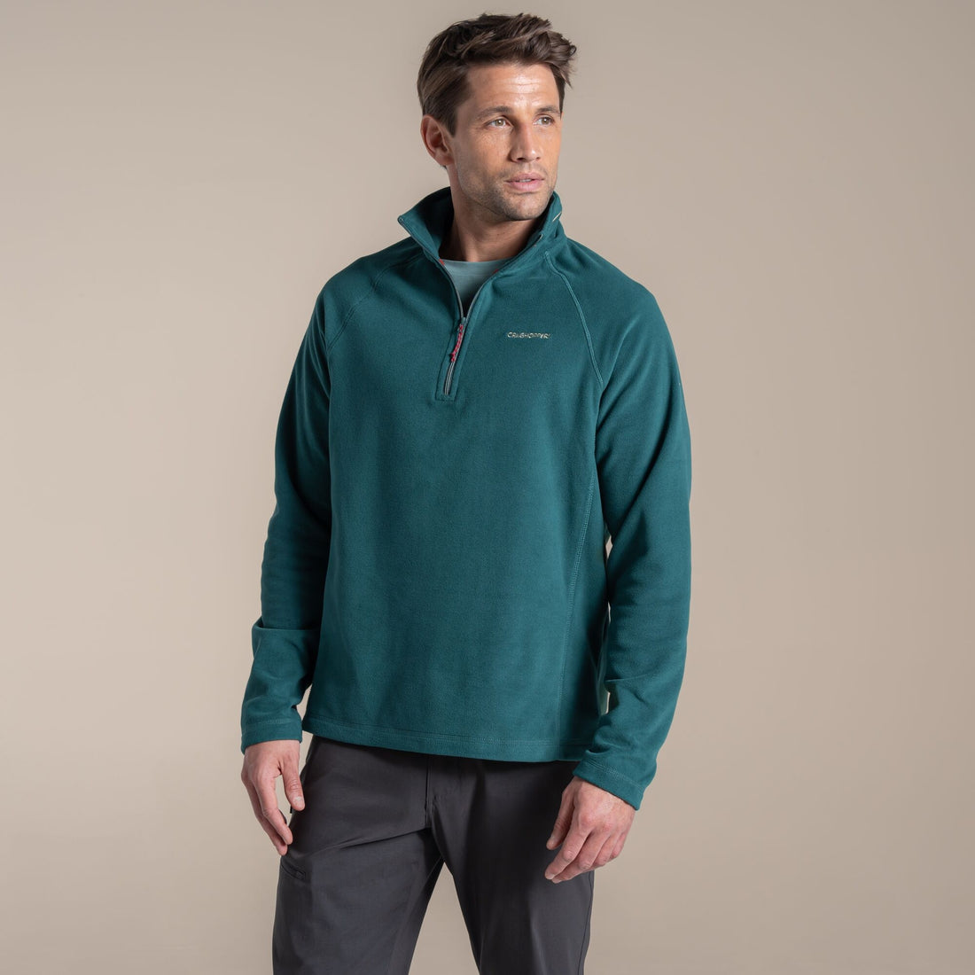 Craghoppers Corey VI Half Zip Fleece - Dark Viridan