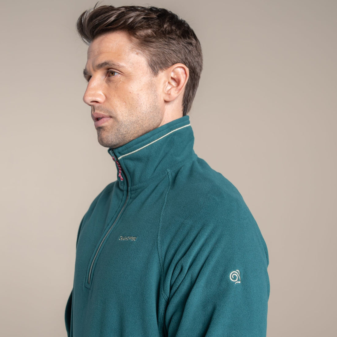 Craghoppers Corey VI Half Zip Fleece - Dark Viridan