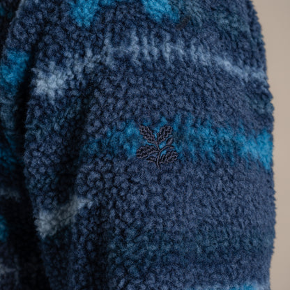 Craghoppers Rawthey Half Zip Fleece | Blue Navy Print