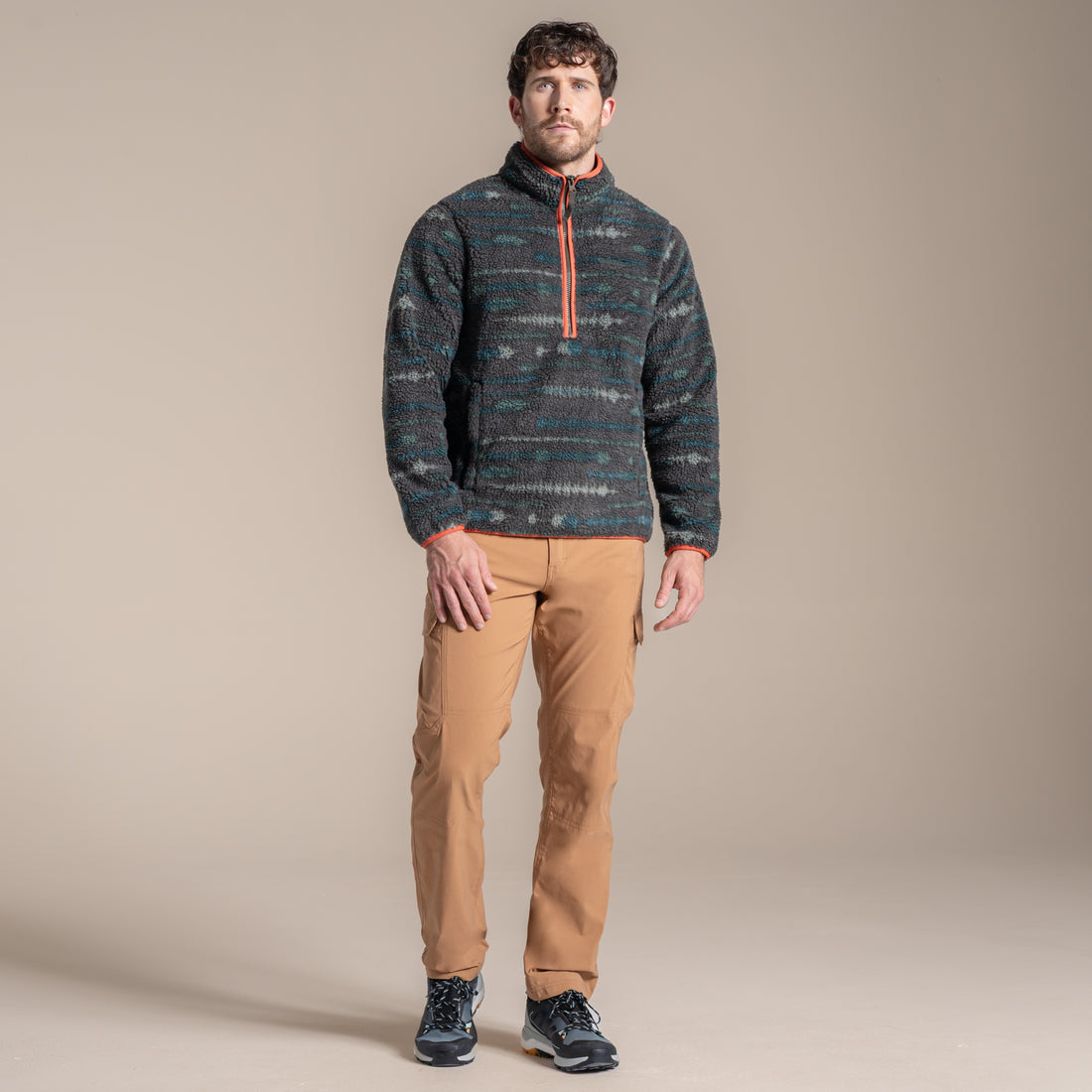 Craghoppers Rawthey Half Zip Fleece - Woodland Green