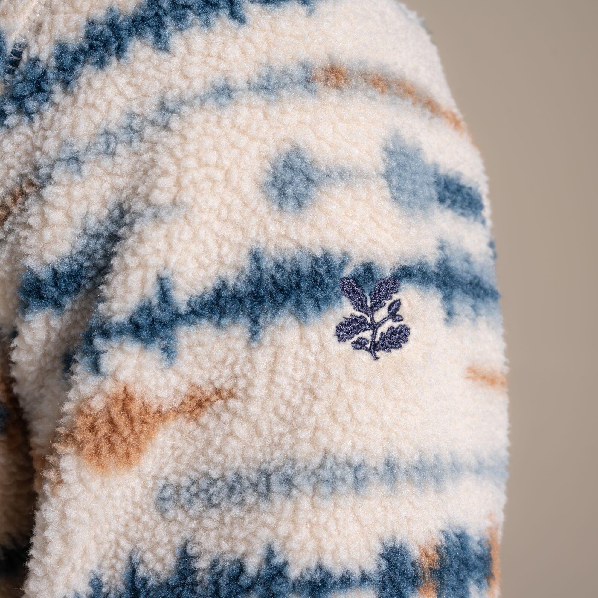 Craghoppers Rawthey Half Zip Fleece - Ecru Print