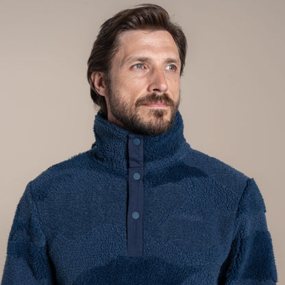 Craghoppers Angletarn Overhead Fleece - Blue Stone Print