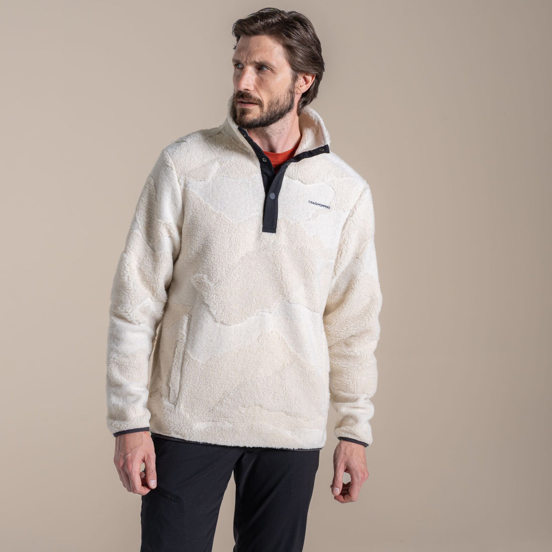 Craghoppers Angletarn Overhead Fleece - Ecru Print